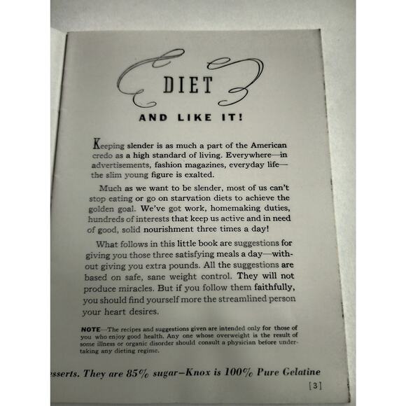Vintage Cook Book Control Your Weight with Knox Gelatine Recipes (bb2) - Picture 3 of 10